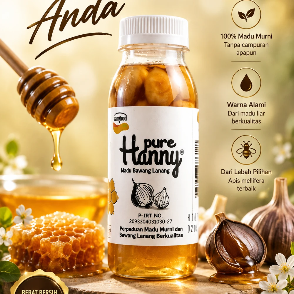 Pure Hanny Madu Bawang Lanang (125g) - foto 1