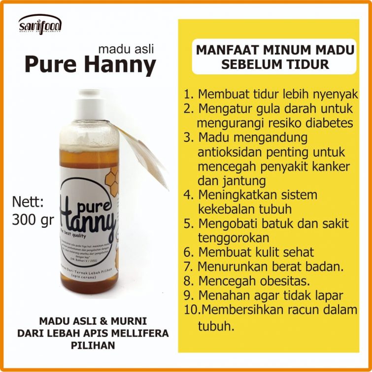 Madu Asli Pure Hanny 300gr